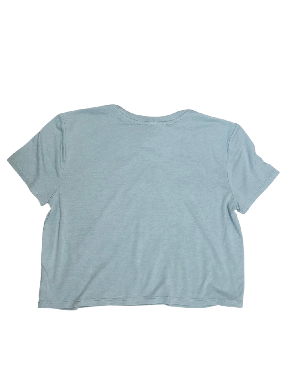 Vuori Dusty Blue "Good Morning" crop tee Size XS - Picture 3 of 4